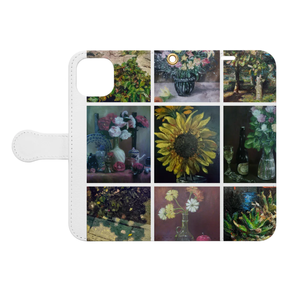 atelier-atsushiのAtushi Kubo (Nature) Book-Style Smartphone Case:Opened (outside)