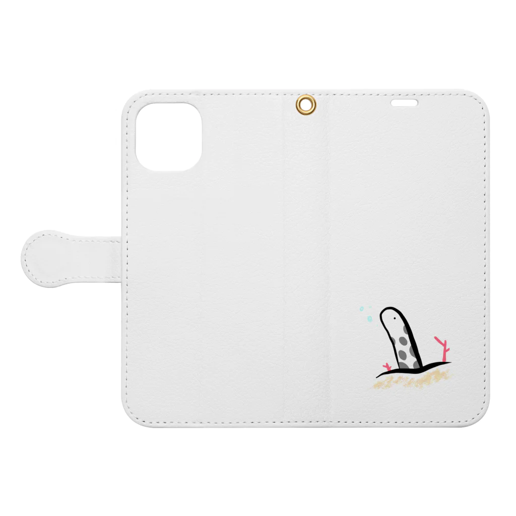 imuyのチンアナゴのイラスト Book-Style Smartphone Case:Opened (outside)