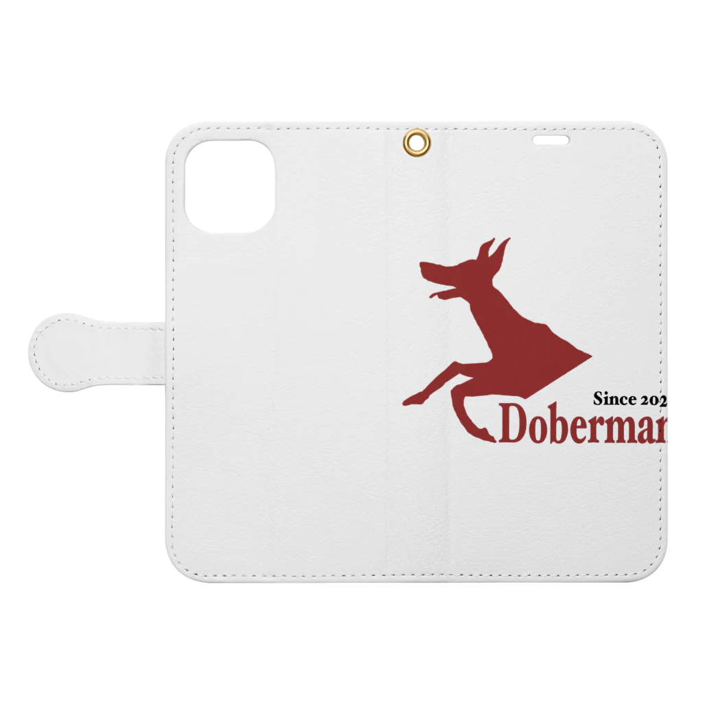 Doberman BrandのDoberman Brand 2023 X series Book-Style Smartphone Case:Opened (outside)