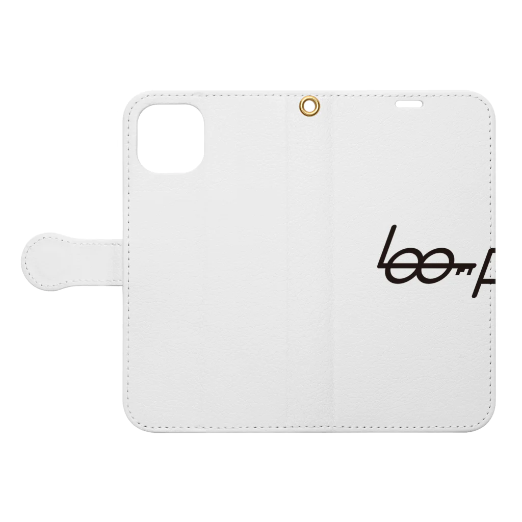 ShoyaのLOOP Book-Style Smartphone Case:Opened (outside)