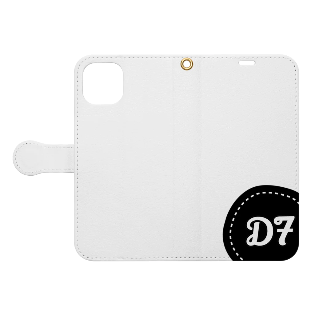 D-SEVEN　公式オンラインショップのD7 Book-Style Smartphone Case:Opened (outside)