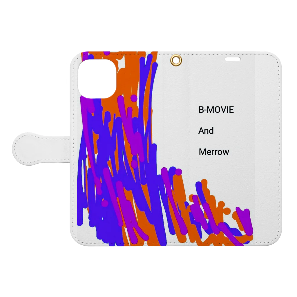 B-MOVIEのmerrow 2 Book-Style Smartphone Case:Opened (outside)