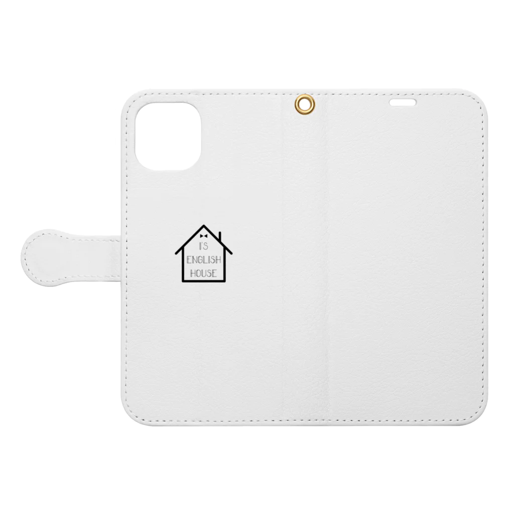 I's ENGLISH HOUSEのI's ENGLISH HOUSE GOODS Book-Style Smartphone Case:Opened (outside)