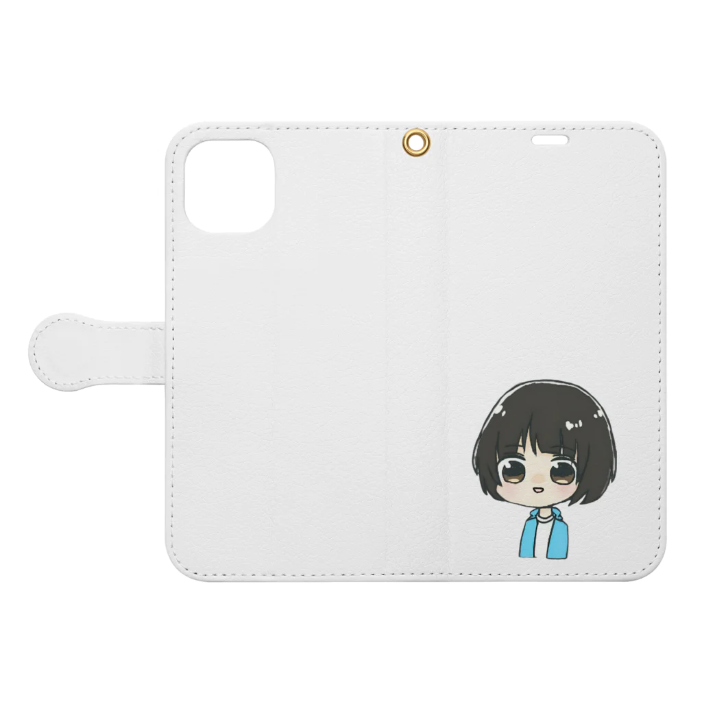 Kokoro0108のコッピー Book-Style Smartphone Case:Opened (outside)