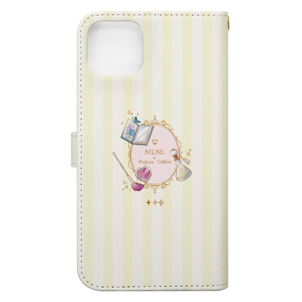 くちなしのNew cosmetic（L） Book-Style Smartphone Case :back