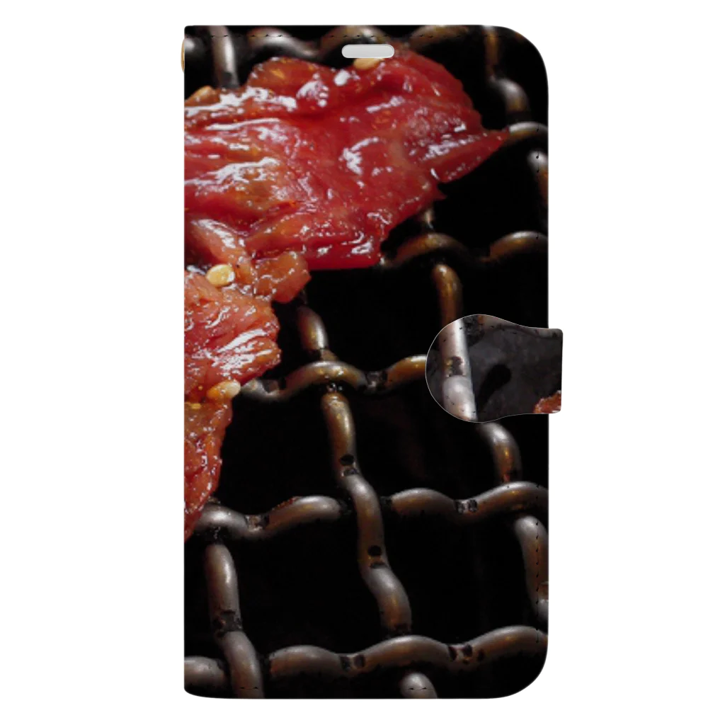 脂身通信Ｚの【フルグラフィック】焼肉♪230503 Book-Style Smartphone Case