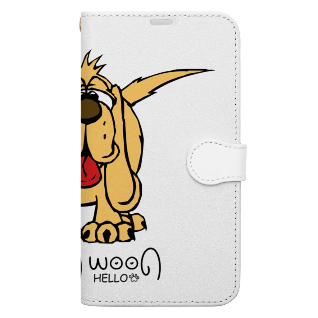 JOKERS FACTORYのWOOF WOOF Book-Style Smartphone Case