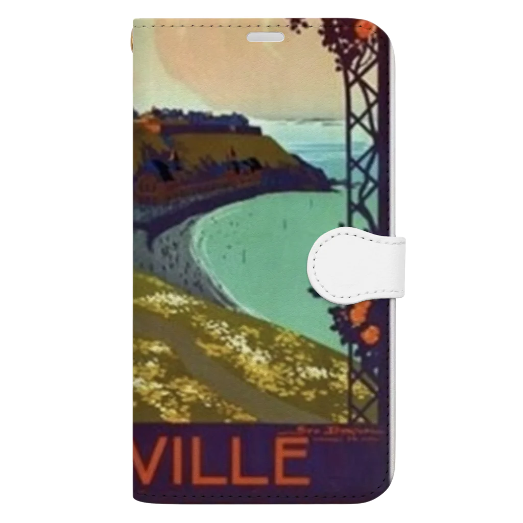 YS VINTAGE WORKSのフランス・グランビル　ブロカント Book-Style Smartphone Case