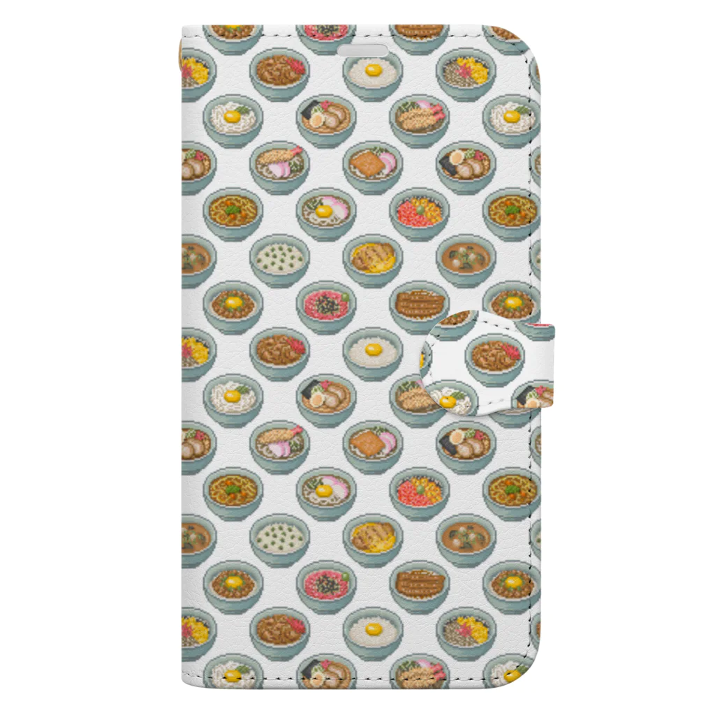 猫と釣り人のFood_FB_1 Book-Style Smartphone Case