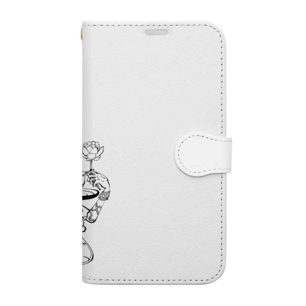 芥子菜のガネーシャ Book-Style Smartphone Case