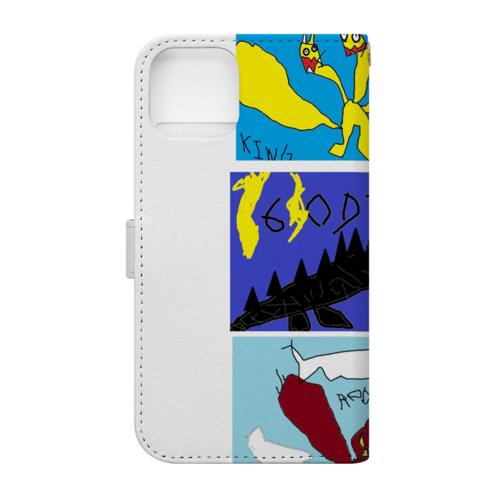 jeannettejeannetteのMonsters怪獣 Book-Style Smartphone Case :back