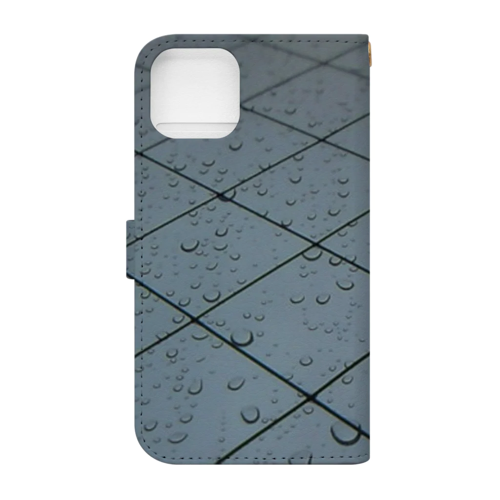 空屋　sorayakusakaの200904261320000　一粒の雨の音に Book-Style Smartphone Case :back