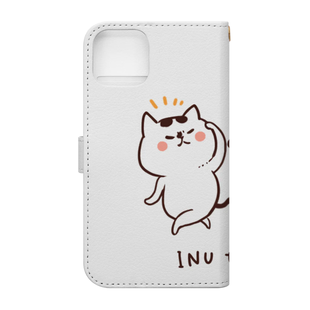 hidekiccanの犬と猫 Book-Style Smartphone Case :back