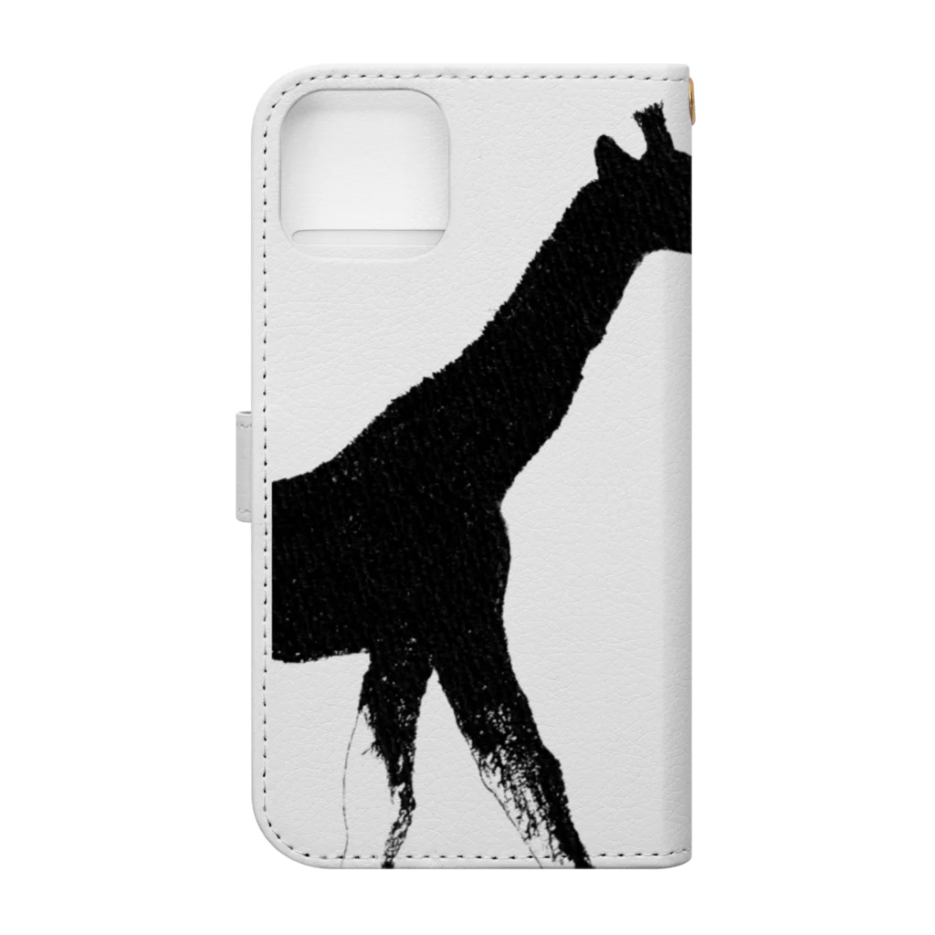 tomorebiのSunlight Giraffe Book-Style Smartphone Case :back