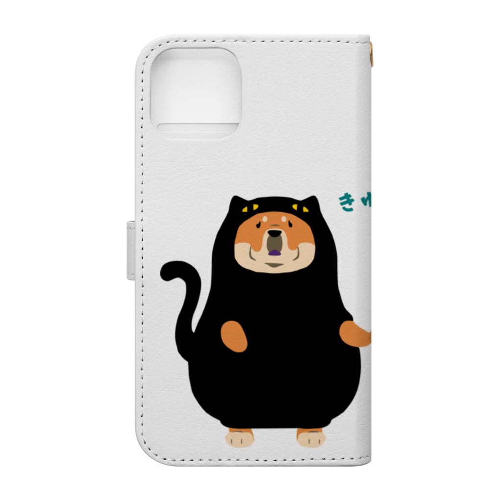 Qooroの猫かぶりチャウさん　手つなぎ兄弟 Book-Style Smartphone Case :back