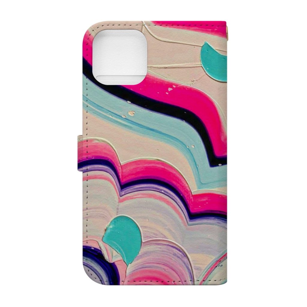 キャンディ・ケイン / Yoshiki house 岡村芳樹 ( sashimimoyashi )の手帳型スマホケース通販 ∞ SUZURI（スズリ）