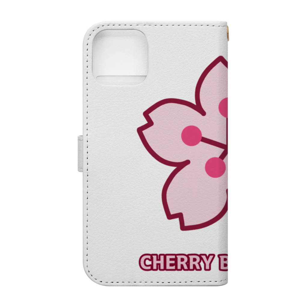 4_seasonのCHERRY BLOSSOMS 手帳型スマホケースの裏面