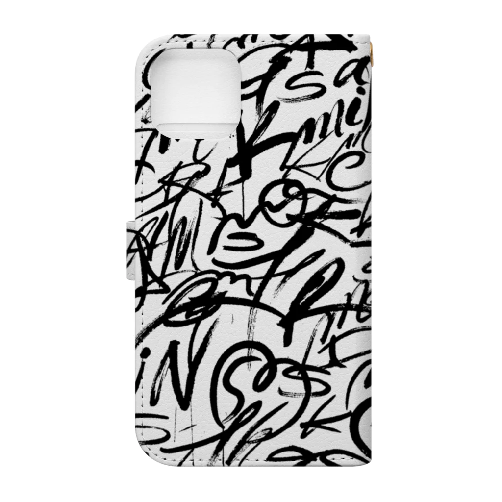 着ぐるみ＆calligraphyのiD Book-Style Smartphone Case :back