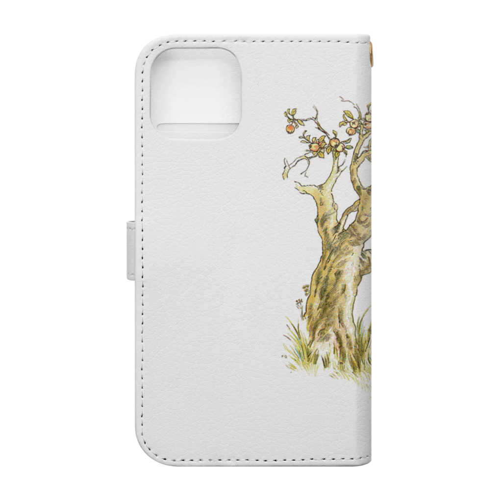 Hungry Freaksのケイト・グリーナウェイ "In a apple tree" Book-Style Smartphone Case :back