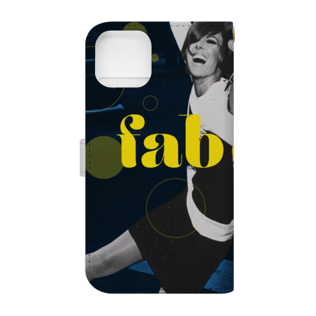 fab chic ファブシックの2023 fab chic Book-Style Smartphone Case :back