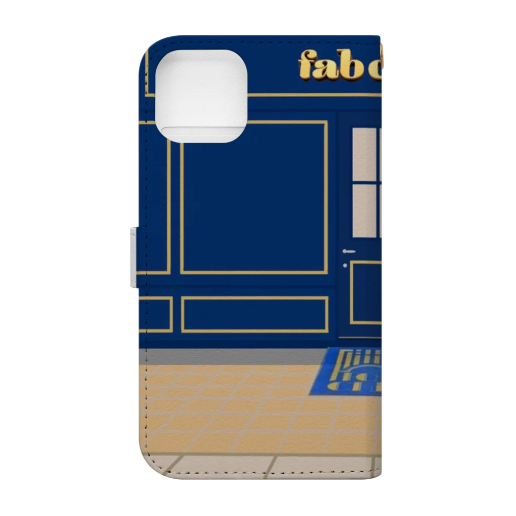 fab chic ファブシックのfab chic エントランス Book-Style Smartphone Case :back