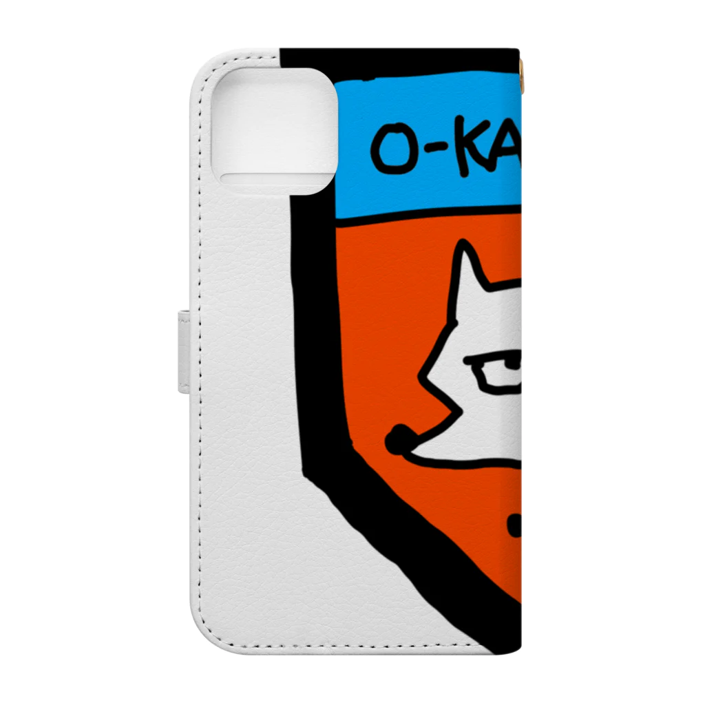 BIPEDAL WOLF🐾のO-KAMIZO オーカミゾ #2 Book-Style Smartphone Case :back