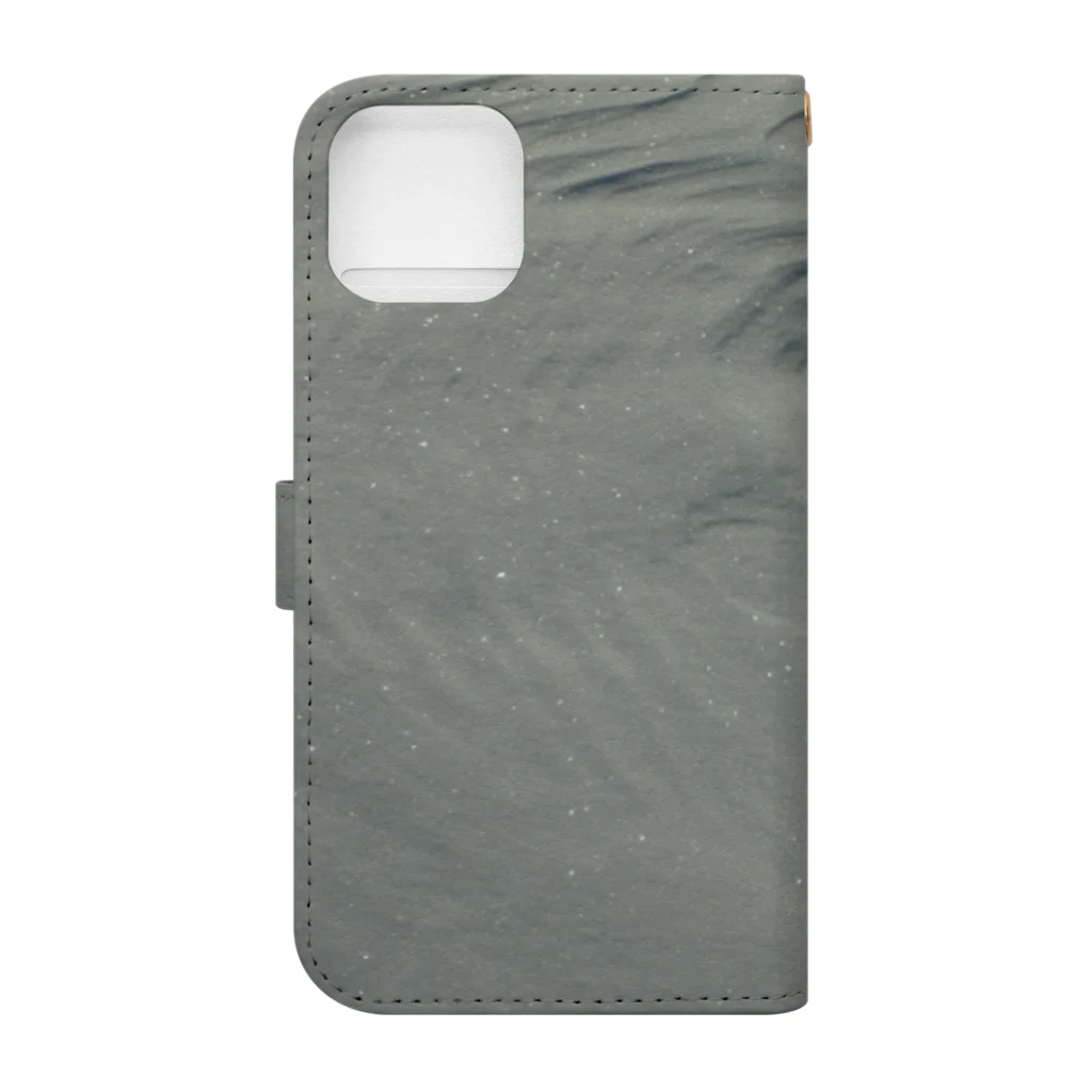 空屋　sorayakusakaの201602060941000 雪原の風紋 Book-Style Smartphone Case :back