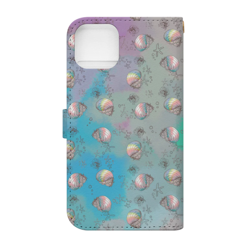 QUEER YADOKARIのTerrestrial Hermit Crab (queer&trans) Book-Style Smartphone Case :back