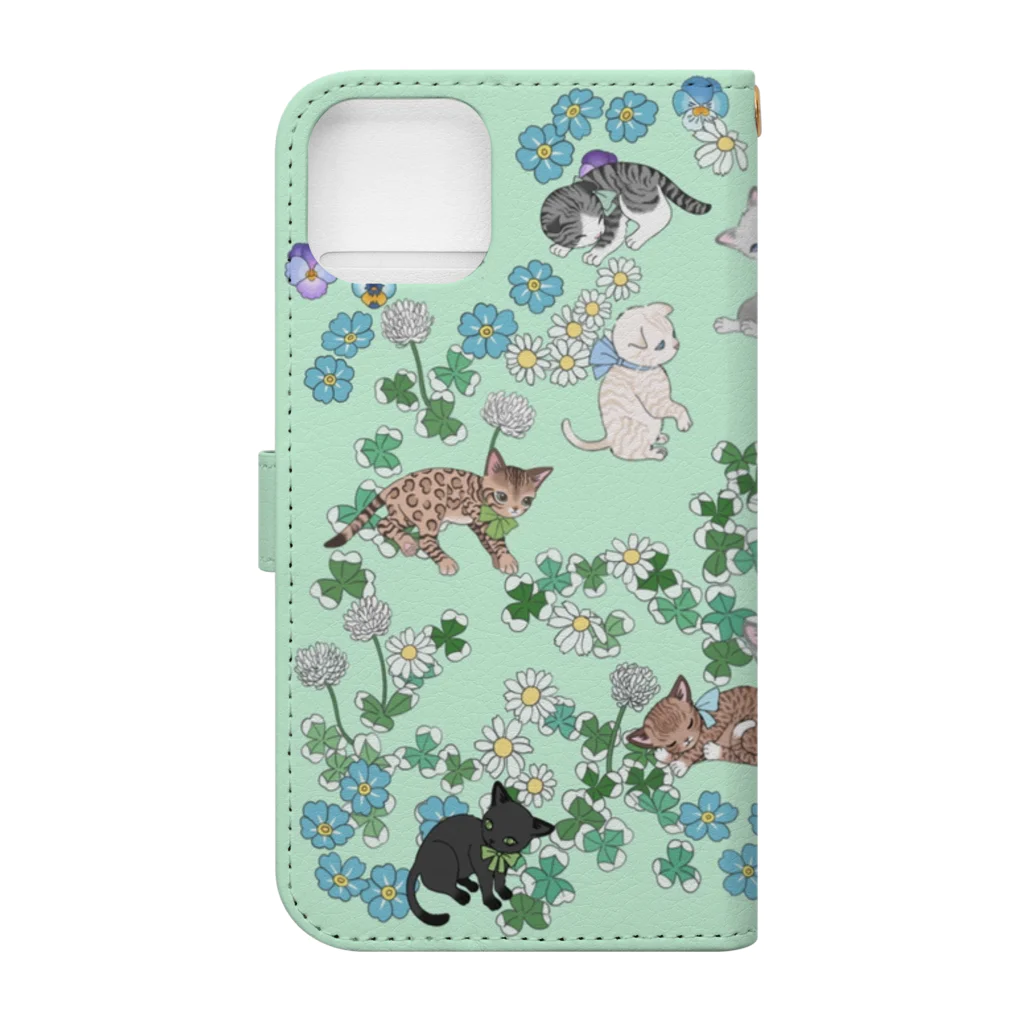 天国事務所のSpring Garden Book-Style Smartphone Case :back