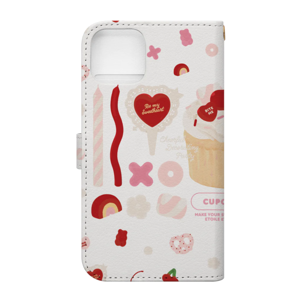 Etoile et GriotteのMAKE YOUR CUPCAKES Book-Style Smartphone Case :back