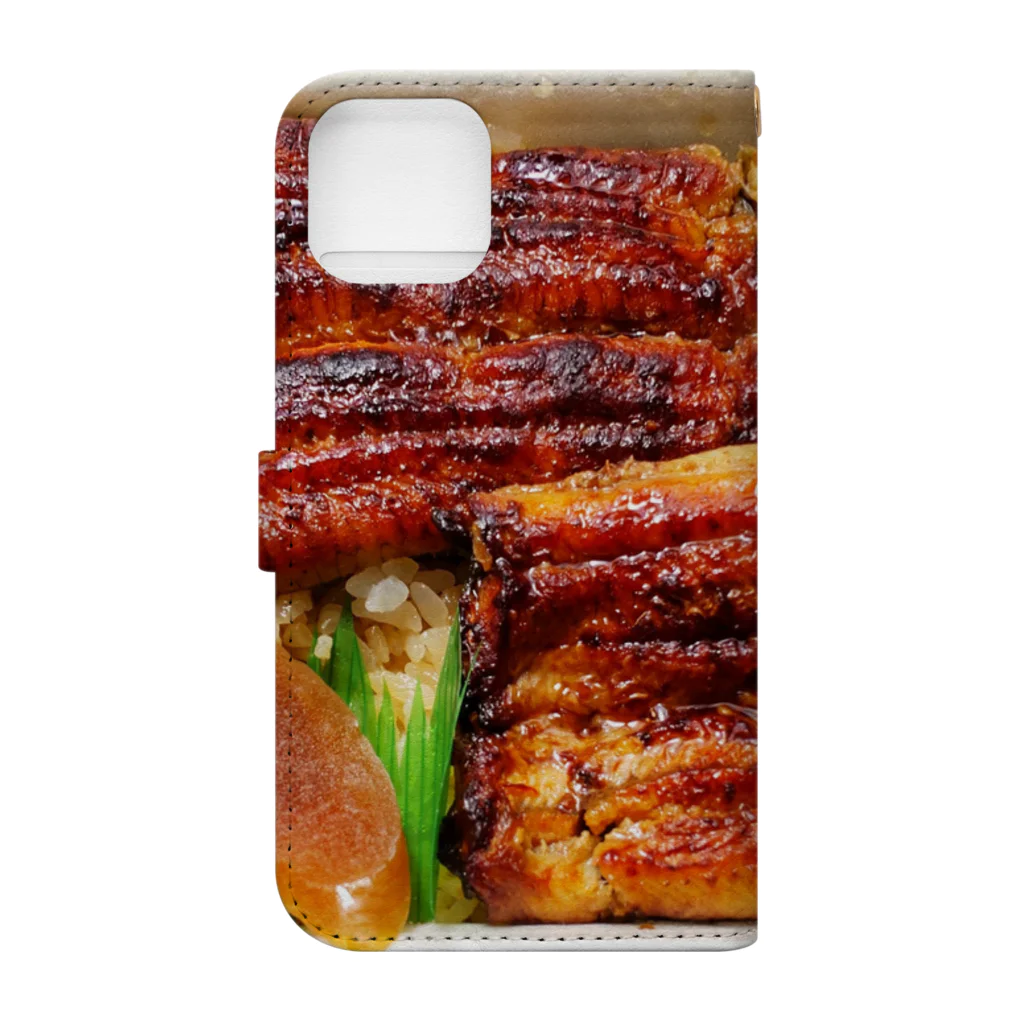 ayaのうなぎ弁当 Book-Style Smartphone Case :back