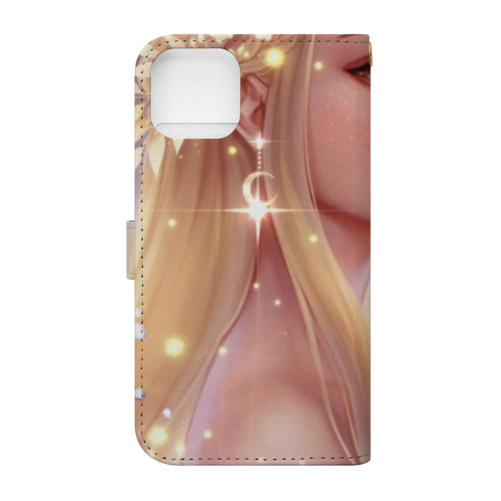 💖宇宙整体♪🌈♪こころからだチャンネル♪💖のuniversalPrincess REMIX  Book-Style Smartphone Case :back