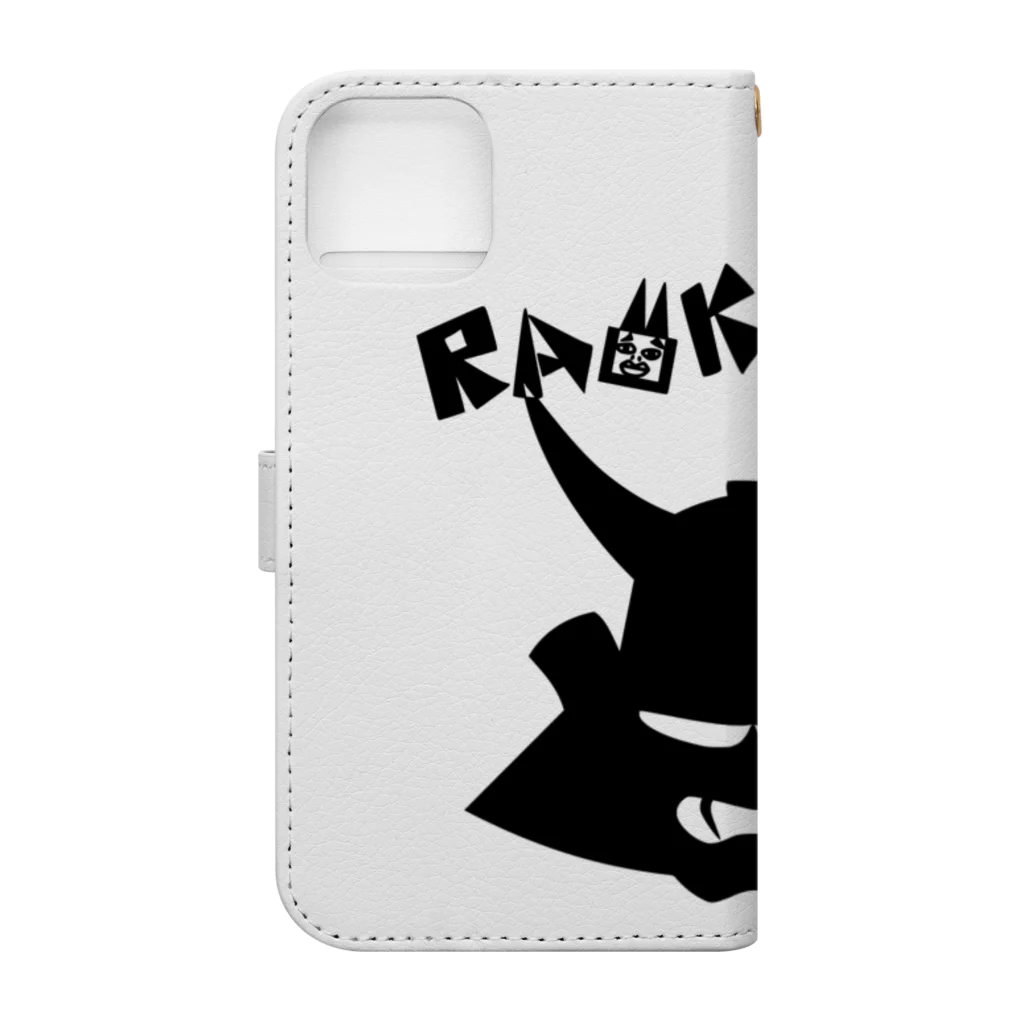 RAMUKiのRAMUKi兜 Book-Style Smartphone Case :back