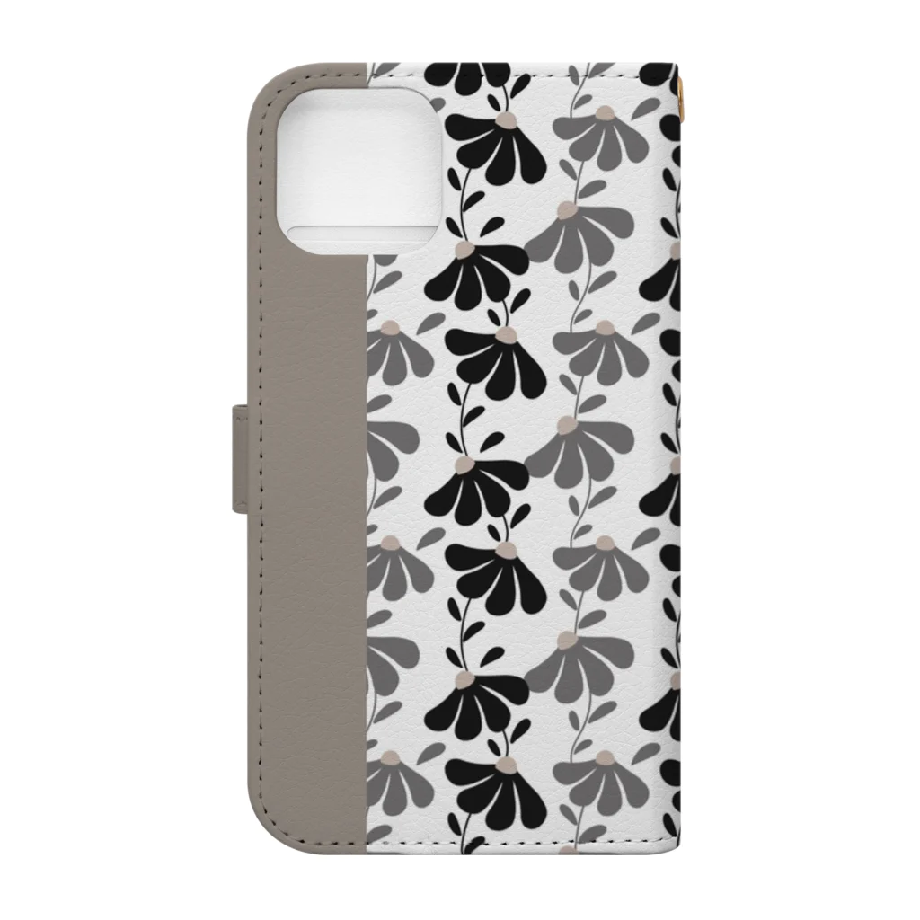 Ally Designのurban flower Book-Style Smartphone Case :back