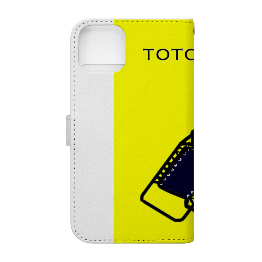 呉福笑店のTOTONOI chair Book-Style Smartphone Case :back