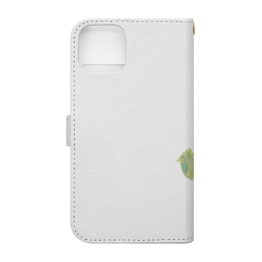 KidsArtの【子どもの絵】クリスマスツリー Book-Style Smartphone Case :back