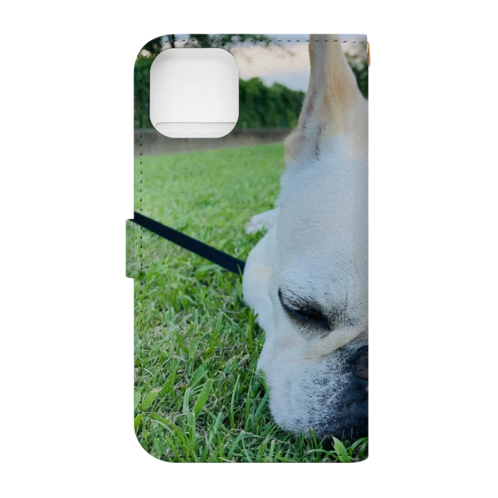 BizのGoods..のBiz the Frenchbulldog 手帳型スマホケースの裏面