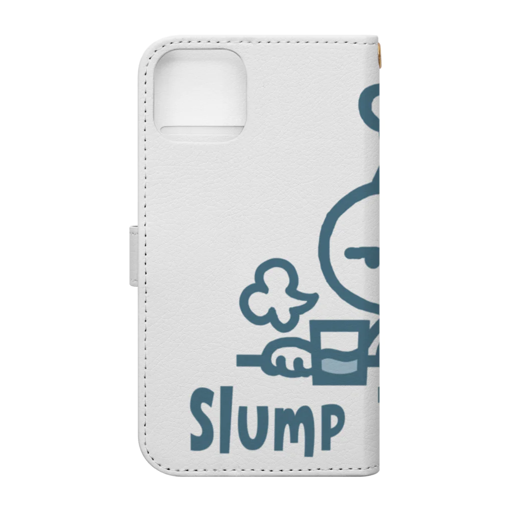 SU-KUのSlump Rabbit 手帳型スマホケースの裏面