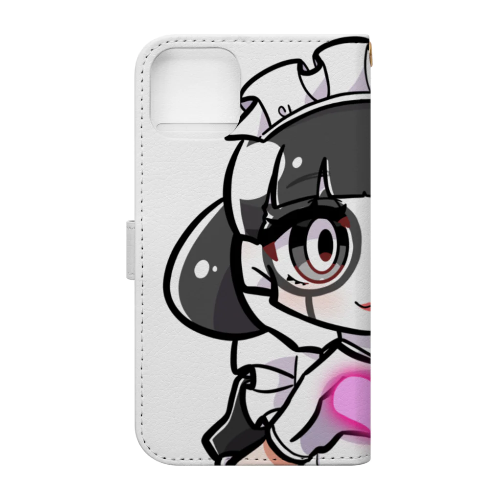 れもん・すかっしゅの女子キャンパーレモコ Book-Style Smartphone Case :back