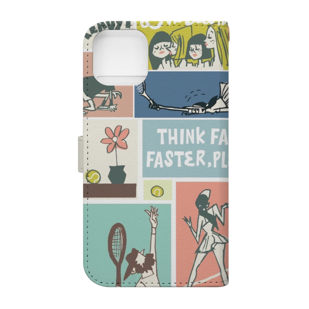 Y's TennisのY's Tennis グラフィックオリジナル Book-Style Smartphone Case :back