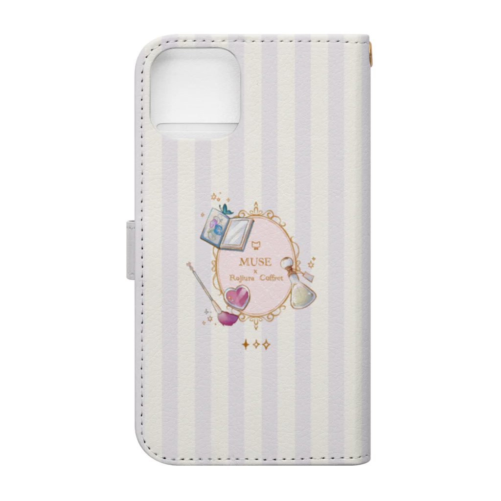 くちなしのcosmetic（M） Book-Style Smartphone Case :back