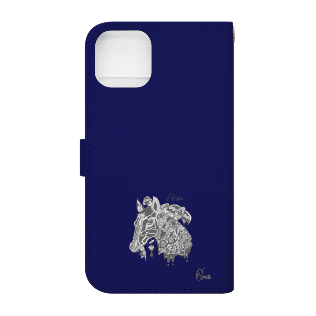 Cencoのalive Book-Style Smartphone Case :back