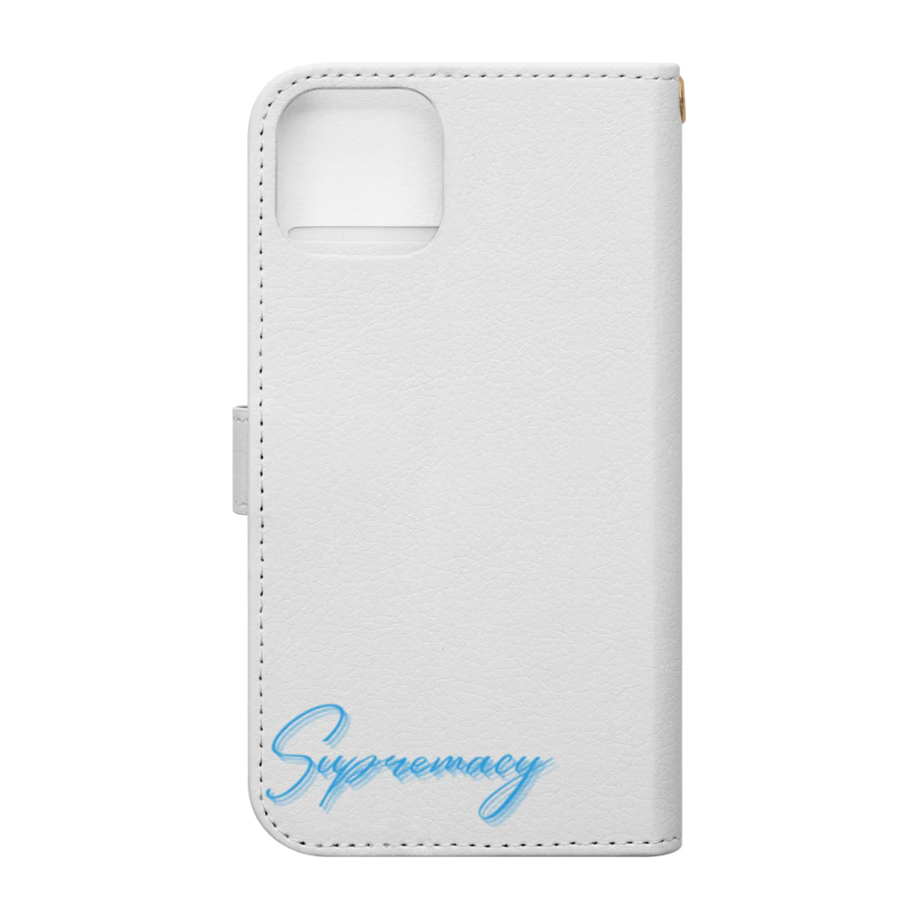 SupremacyのSupremacyオリジナル　ロゴ入りグッズ 手帳型スマホケースの裏面