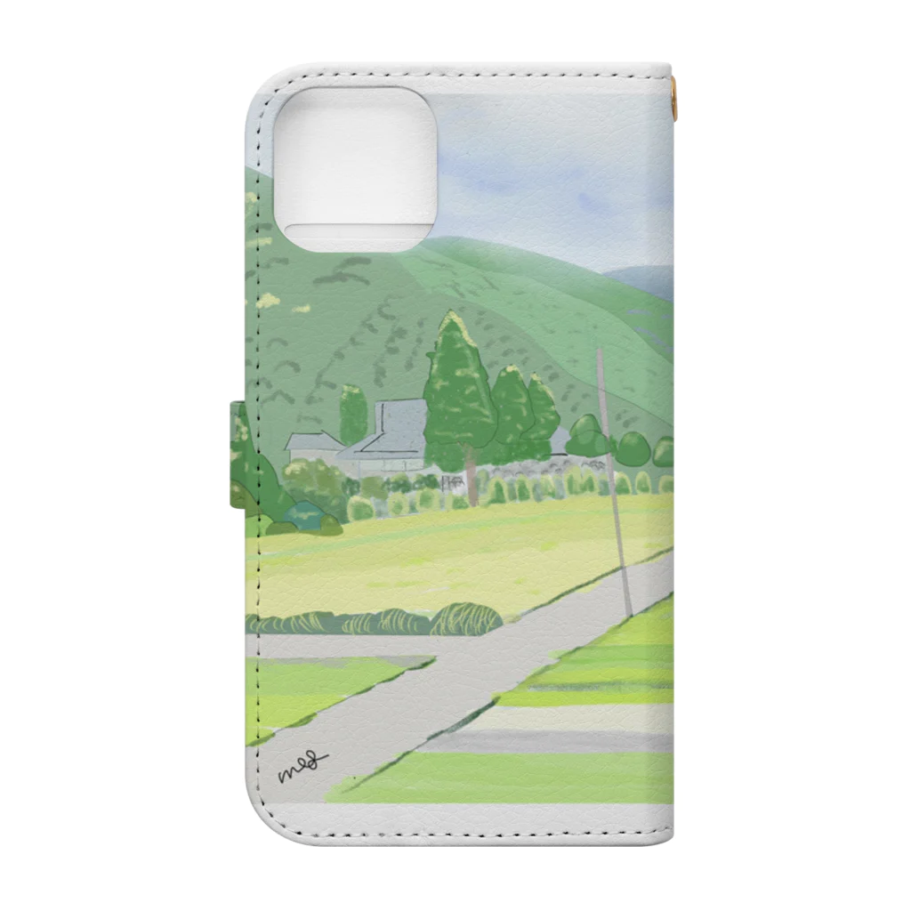 Meguuuのオクシズの風景 Book-Style Smartphone Case :back