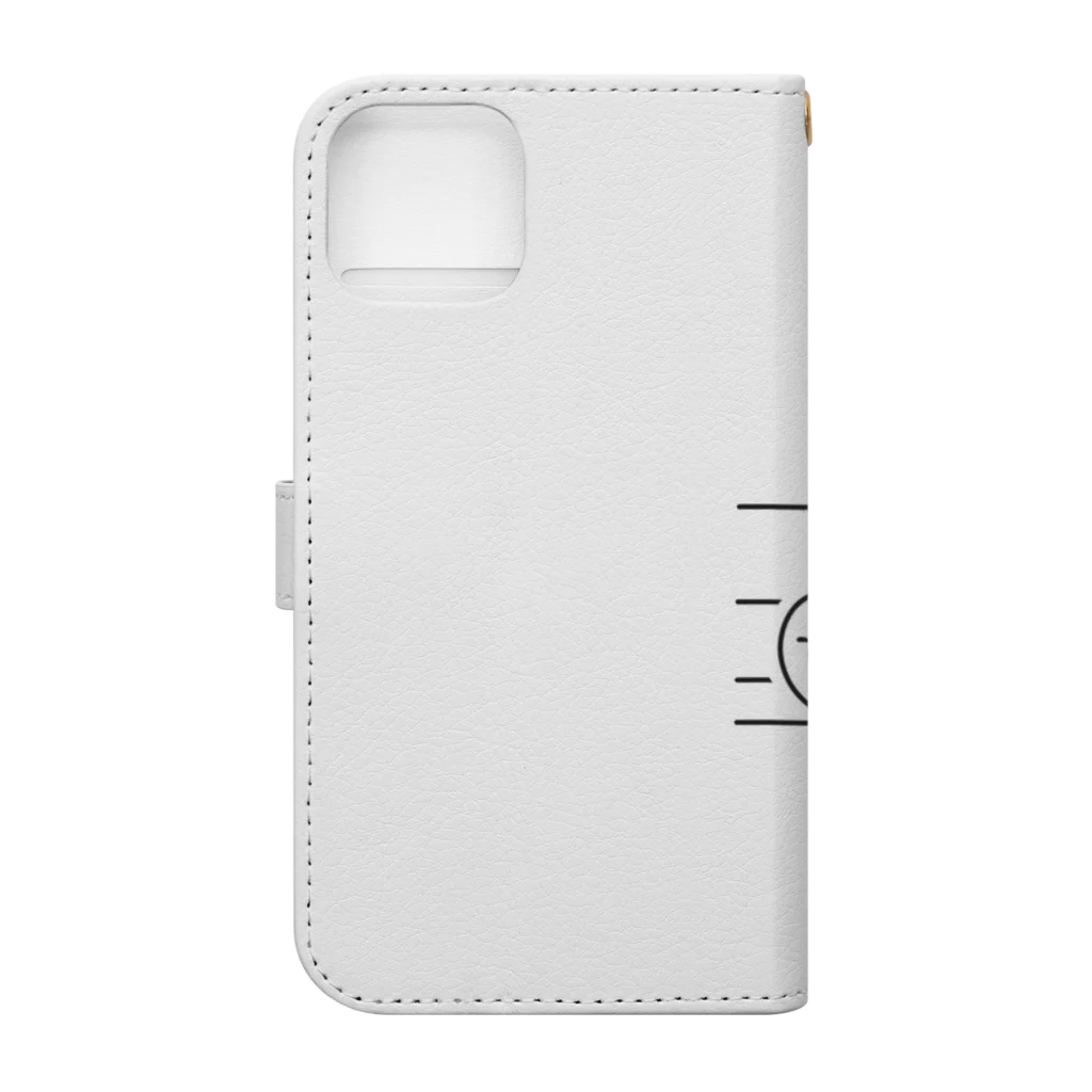 REO-REOのワンキー犬 Book-Style Smartphone Case :back