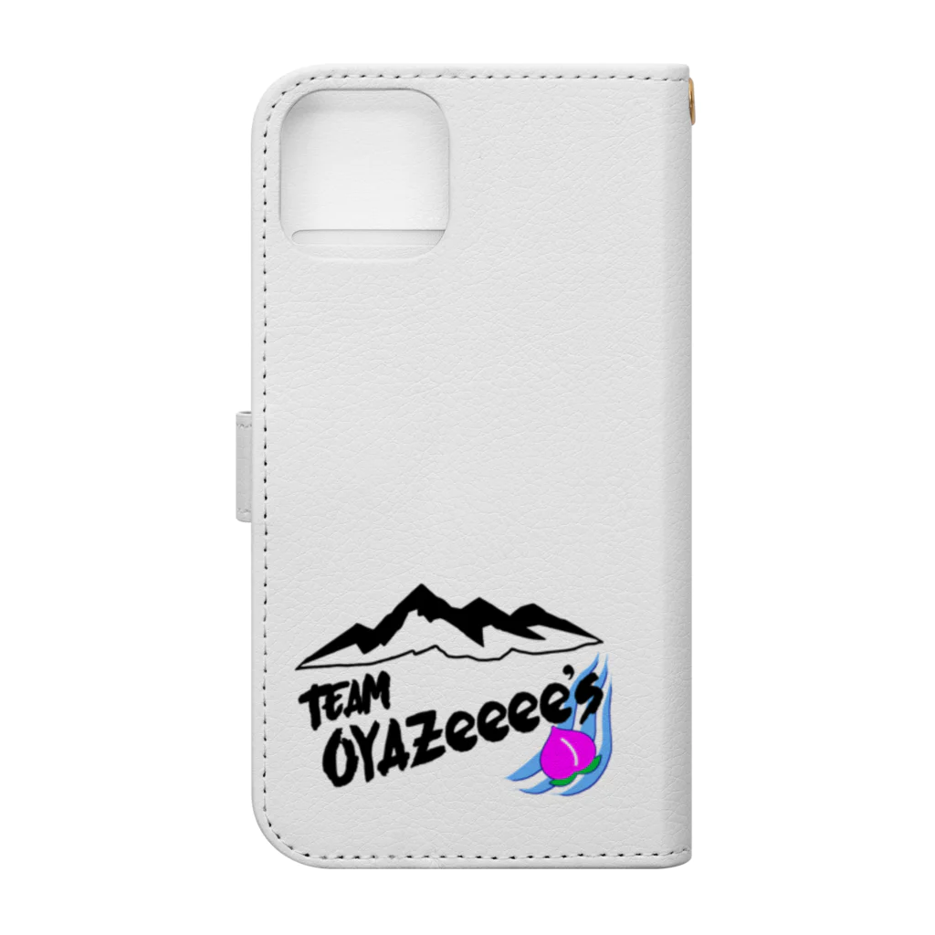 Fortune Campers そっくの雑貨屋さんのTeam Oyazeeee's Book-Style Smartphone Case :back