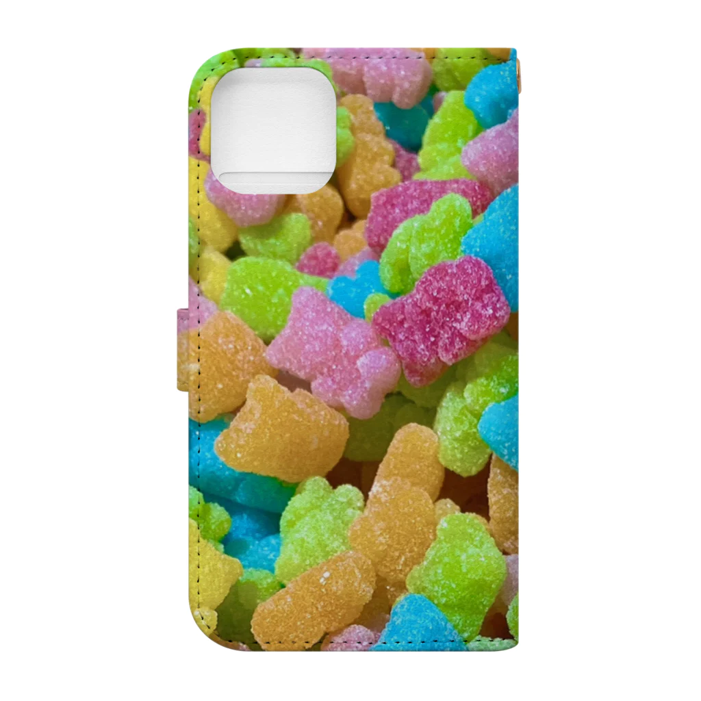 OKAchappa Dope DarknessのGummies bear CHILLdren 手帳型スマホケースの裏面