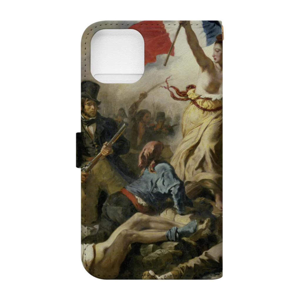 世界美術商店の民衆を導く自由の女神 / Liberty Leading the People Book-Style Smartphone Case :back