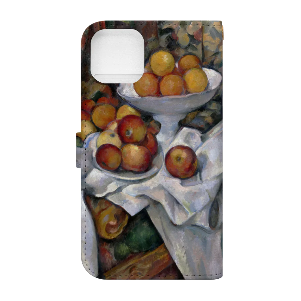 世界美術商店のリンゴとオレンジ / Apples and Oranges Book-Style Smartphone Case :back