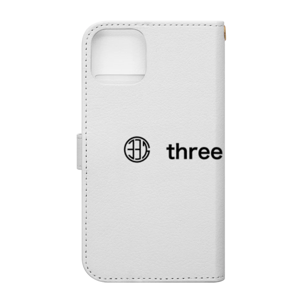 331 three two oneの331ロゴ Book-Style Smartphone Case :back